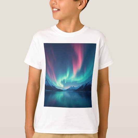 IJslandse Aurora T-shirt (Voorkant)