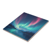 IJslandse Aurora Tegeltje (Zijkant)