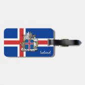 IJslandse Bagagelabels, patriottische IJslandse vl Bagagelabel (Achterkant horizontaal)