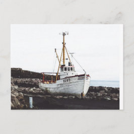 IJslandse Boat Briefkaart