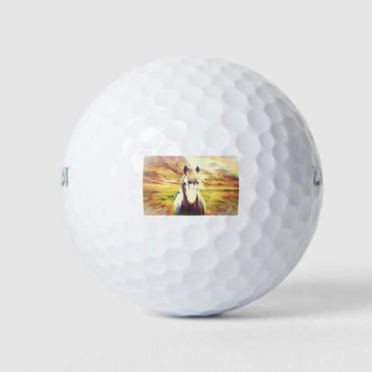 IJslandse digitale kunst Golfballen (Voorkant)