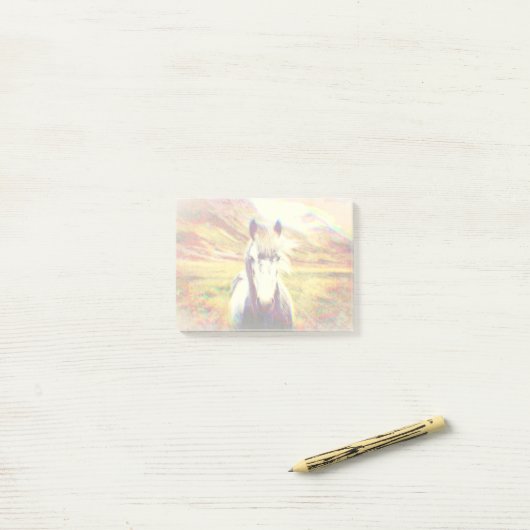 IJslandse digitale kunst Post-it® Notes (Op bureau)