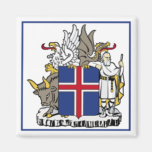 ijslandse embleem magneet