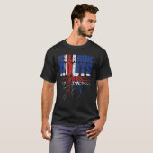 IJslandse erfgoedvlag T-shirt (Voorkant volledig)