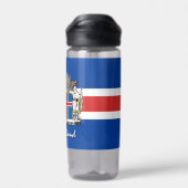 IJslandse fles, patriottische vlag Waterfles (Achterkant)