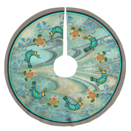 IJslandse Flow Christmas Folk Art Kerstboom Rok