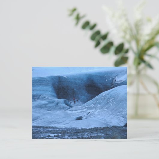 IJslandse gletsjer Briefkaart (Staand voorkant)