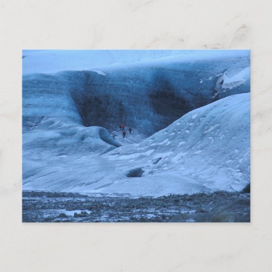 IJslandse gletsjer Briefkaart (Voorkant)