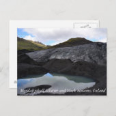 IJslandse gletsjer Briefkaart (Voorkant / Achterkant)
