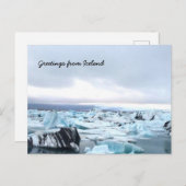 IJslandse gletsjerlagune Briefkaart (Voorkant / Achterkant)