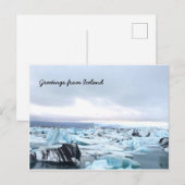 IJslandse gletsjerlagune Briefkaart (Voorkant / Achterkant)