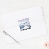 IJslandse gletsjerlagune Vierkante Sticker (Envelop)