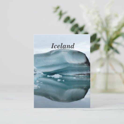 IJslandse gletsjers Briefkaart (Staand voorkant)