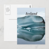 IJslandse gletsjers Briefkaart (Voorkant / Achterkant)