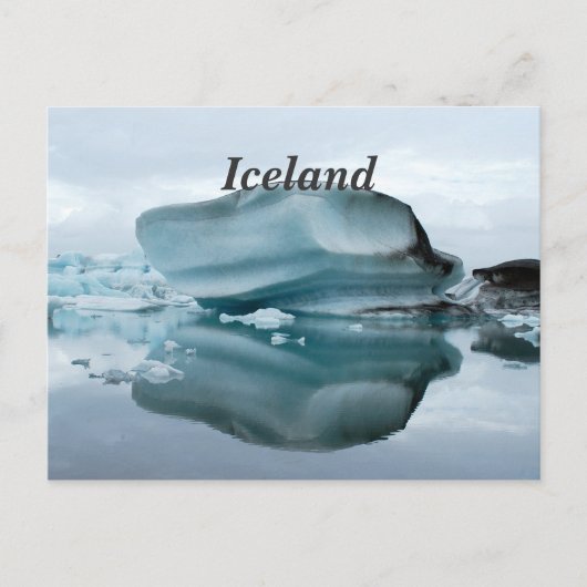 IJslandse gletsjers Briefkaart (Voorkant)