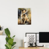 IJslandse herdershond Art Print Poster (Thuiskantoor)