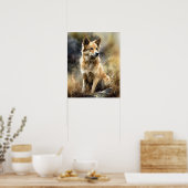 IJslandse herdershond Art Print Poster (Keuken)