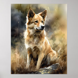 IJslandse herdershond Art Print Poster