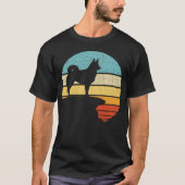 IJslandse herdershond Retro  Hondenpuppy Eigenaar T-shirt (Voorkant)