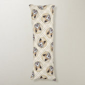 IJslandse herdershond schildert tan originele hond Lichaamskussen (Voorkant Verticaal)