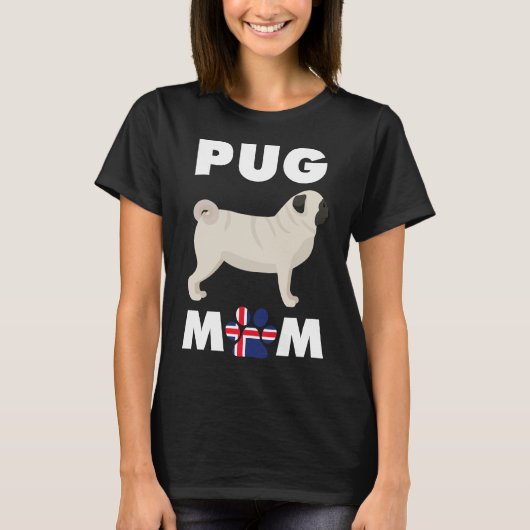 IJslandse hond Pug Ma Essential T-Shirt 818 (Voorkant)