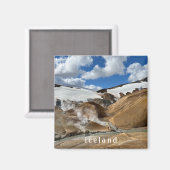 IJslandse hooglanden - Magnet (Voorkant / Achterkant)