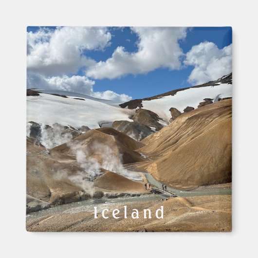 IJslandse hooglanden - Magnet (Voorkant)