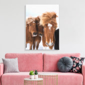 IJslandse horsmakreel, IJsland Canvas Afdruk (Insitu (Woonkamer))