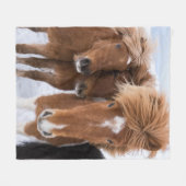 IJslandse horsmakreel, IJsland Fleece Deken (Voorkant (Horizontaal))