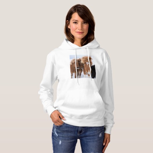 IJslandse horsmakreel, IJsland Hoodie (Voorkant volledig)