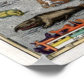 IJslandse kaart 1595 Poster (Hoek)