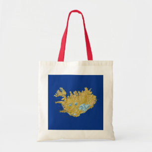 IJslandse Kaartzak Tote Bag
