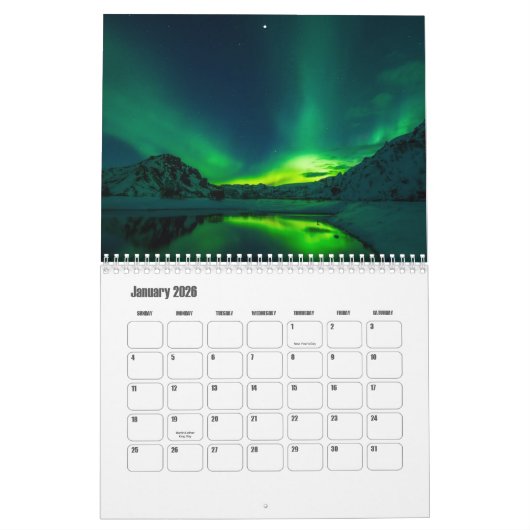 IJslandse kalender (Jan 2026)