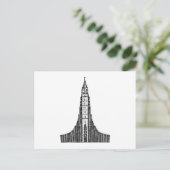 IJslandse kathedraal (Hallgrimskirkja) Briefkaart (Staand voorkant)