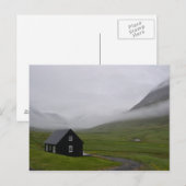 IJslandse katoen Briefkaart (Voorkant / Achterkant)