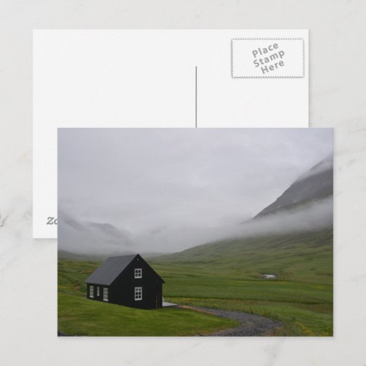 IJslandse katoen Briefkaart (Voorkant / Achterkant)