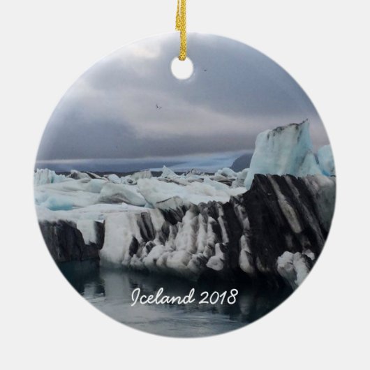 IJslandse keramische versiering Keramisch Ornament (Achterkant)