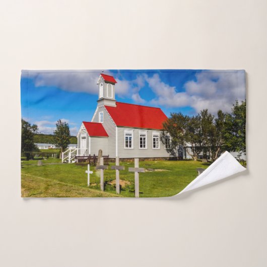 IJslandse kerk Bad Handdoek (Handdoek)