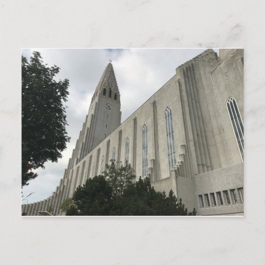 IJslandse kerk Briefkaart (Voorkant)