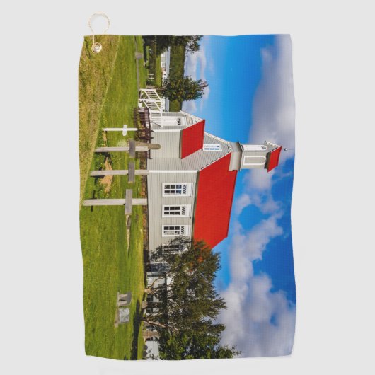 IJslandse kerk Golfhanddoek (Voorkant)