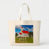 IJslandse kerk Grote Tote Bag (Voorkant)