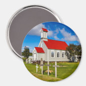 IJslandse kerk Magneet (Voorkant / Achterkant)