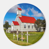 IJslandse kerk Magneet (Voorkant)