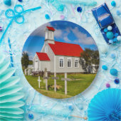 IJslandse kerk Papieren Bordje (Feest)