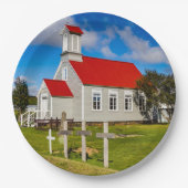 IJslandse kerk Papieren Bordje (Voorkant)