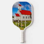 IJslandse kerk Pickleball Paddle (Voorkant)