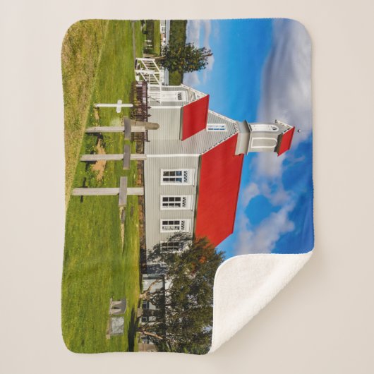 IJslandse kerk Sherpa Deken (Voorkant)