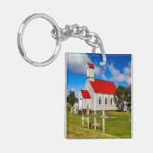 IJslandse kerk Sleutelhanger (Voorkant Links)