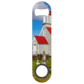 IJslandse kerk Speed Flessenopener (Achterkant)