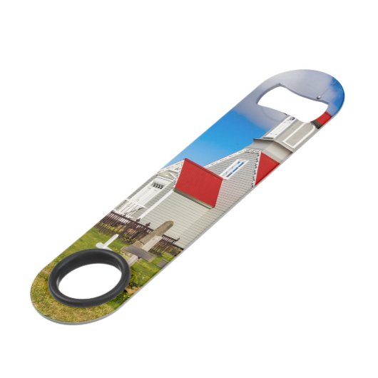 IJslandse kerk Speed Flessenopener (Achterkant Gekanteld)